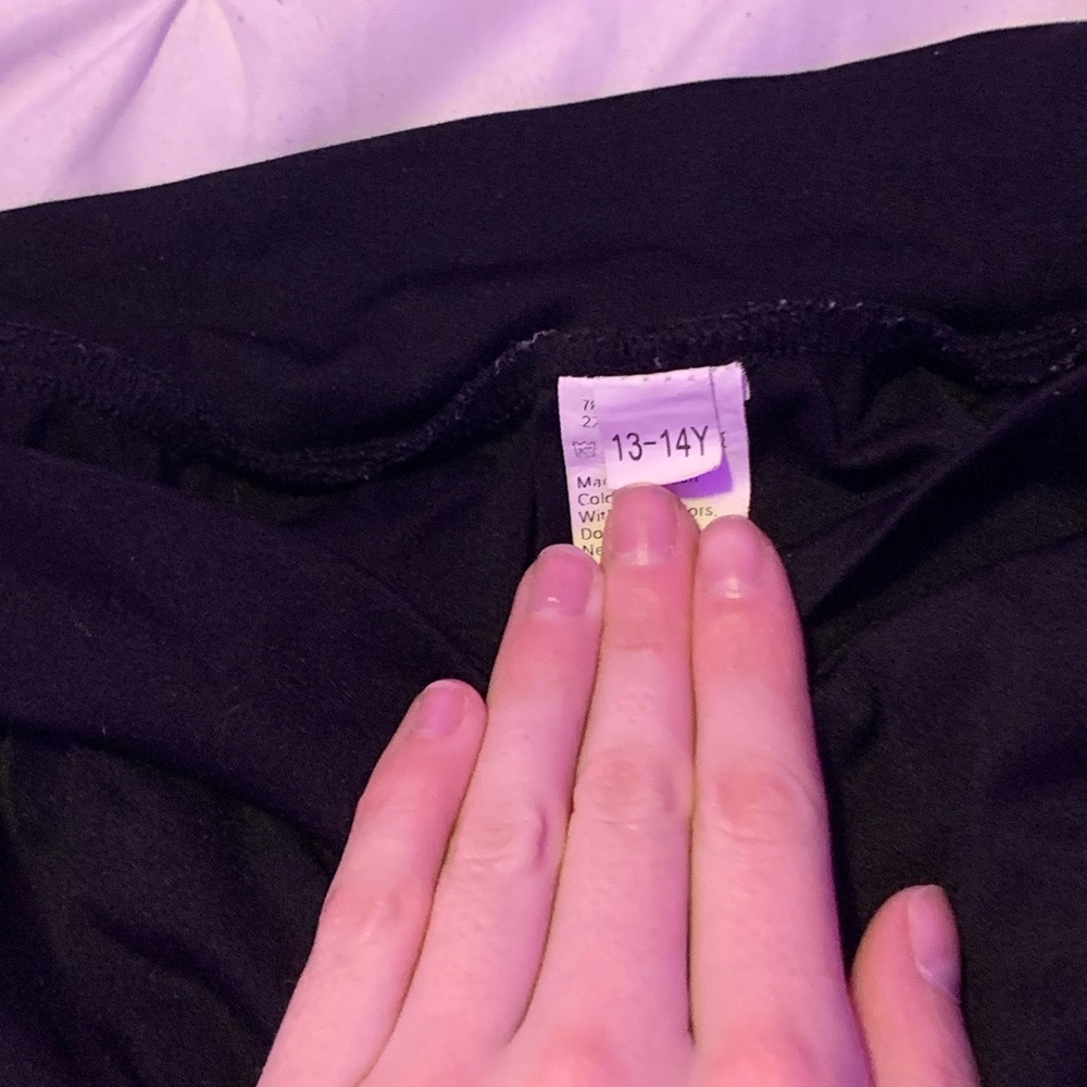 Black spandex shorts
